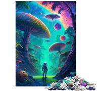 Jigsaw Puzzle for Adults 1000 Pieces Cosmic Alien Journey Help The Brain Exercise A Work of Art Relax Games for Ages 14 And over (38x26cm)
