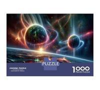 Jigsaw Puzzle for Adults 1000 Pieces Cosmic Planetscape Jigsaw Puzzle Relaxing Games Wall Decoration Difficult And Challenge 70x50cm/1000pcs