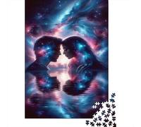 Jigsaw Puzzle for Adults 1000 Pieces Cosmic Romance Wall Art Print Puzzles for Adults DIY Toys Perfect Decoration Birthday And Unique Gifts 70x50cm/1000pcs