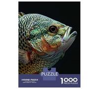 Jigsaw Puzzle for Adults 1000 Pieces, Crappie Fish Artwork, Creative Leisure Activity, Perfect, Precision Cut Pieces, 52x38cm/1000pcs