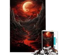 Jigsaw Puzzle for Adults 1000 Pieces Crimson River Educational Challenge Hand Speed Race DIY Toys for And 14 Years And over (50x75cm)