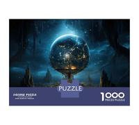 Jigsaw Puzzle for Adults 1000 Pieces Crystal Ball Mystic Light Puzzle for Adults Fun Games Difficult Hard Birthday And Unique Gifts 70x50cm/1000pcs