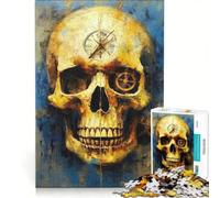 Jigsaw Puzzle for Adults 1000 Pieces Dada Skull One, Educational Games, Perfect Decoration, Every Piece Is Unique 50x75cm