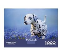 Jigsaw Puzzle for Adults 1000 Pieces Dalmatian Dog Jigsaw Puzzle Brain Teaser Game Stress Reliever Birthday And Unique Gifts 52x38cm/1000pcs