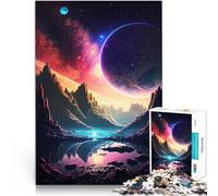 Jigsaw Puzzle for Adults 1000 Pieces Dawn Of Space Landscape Für Familienspaß Tolle Geschenke und Spielzeuge75x50cm