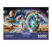 Jigsaw Puzzle for Adults 1000 Pieces Desert Portal Teenager Puzzles Fun Games Staycation Kill Time for Is Ideal As A Gift 70x50cm/1000pcs
