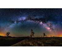 Jigsaw Puzzle for Adults, 1000 Pieces, Desert Road, Cactus, Sunset, Sky, Stars, Mj511TY 50x70cm