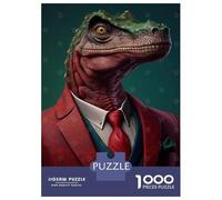Jigsaw Puzzle for Adults 1000 Pieces Dinosaur Suit Animal Adult Puzzles Family Games Difficult Challenge Difficult And Challenge 52x38cm/1000pcs