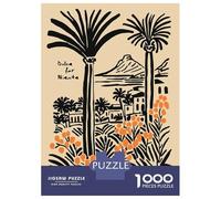 Jigsaw Puzzle for Adults 1000 Pieces Dolce Far Niente Tropical Landscape Art Jigsaw Puzzle Relax Games Precision Cutting Parent-child Interaction 70x50cm/1000pcs