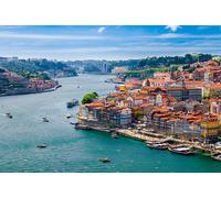 Jigsaw Puzzle for Adults 1000 Pieces Douro River Porto Lisbon River and Marina View 38x26CM