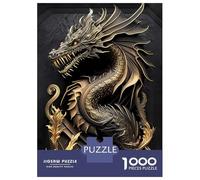 Jigsaw Puzzle for Adults 1000 Pieces Dragon God Art Deco Jigsaws for Adults Toy Wall Decor Improve Memory for Is Ideal As A Gift 70x50cm/1000pcs