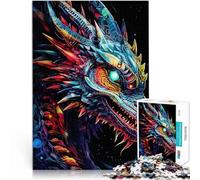 Jigsaw Puzzle for Adults 1000 Pieces Dragon in Borderlands Handgeschwindigkeitswettbewerb für Heimdekoration38x26cm