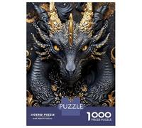 Jigsaw Puzzle for Adults 1000 Pieces Dragon King Portrait Jigsaw for Adults Toy Wall Decor Hand Speed Race for Is Ideal As A Gift 52x38cm/1000pcs