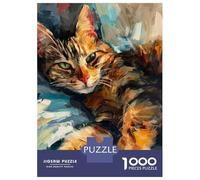 Jigsaw Puzzle for Adults 1000 Pieces, Dream Whispers Furry Paws Artwork, Stress Relief Activity, Winter Indoor Entertainment, Durable Puzzle Pieces, 70x50cm/1000pcs