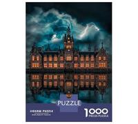 Jigsaw Puzzle for Adults 1000 Pieces, Dundee Morgan Academy Artwork, Relaxing Puzzle Experience, Holiday Family Game, Precision Cut Pieces, 70x50cm/1000pcs