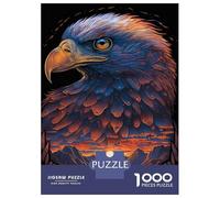 Jigsaw Puzzle for Adults 1000 Pieces Eagle Art Series Style 3 Puzzle for Adults Relaxing Games For Family Fun Difficult And Challenge 38x26cm/1000pcs