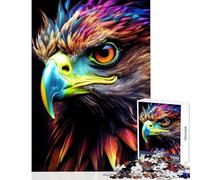 Jigsaw Puzzle for Adults 1000 Pieces Eagle in Borderlands Educational Toy Secret Santa Gifts Fun Games Improving Love between Couples Size 38x52cm