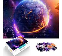 Jigsaw Puzzle for Adults 1000 Pieces Earth's Destruction Handgeschwindigkeitswettbewerb Kunstwerk Geschenk52x38cm