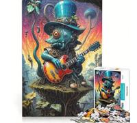 Jigsaw Puzzle for Adults 1000 Pieces Enchanted Biopunk Echoes, Relaxing Games, Difficult Hard, Wishlist with Santa Claus 38x52cm