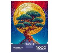 Jigsaw Puzzle for Adults 1000 Pieces Eternal Bonsai Jigsaw for Adults Relax Games Hand Speed Race Difficult And Challenge 38x26cm/1000pcs