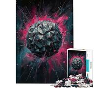 Jigsaw Puzzle for Adults 1000 Pieces Explosive Sphere Puzzle for Adults Brain Teaser Game But Fun And Humorous Parent-child Interaction (Size 38x52cm)