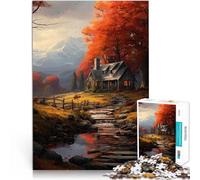 Jigsaw Puzzle for Adults 1000 Pieces Fall landscape game 50x75cm is ideal as a gift for the whole family Suitable for and 14