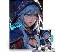 Jigsaw Puzzle for Adults 1000 Pieces Female Anime Character Herausforderndes Spiel Lernspiel für Geburtstag, Weihnachten75x50cm