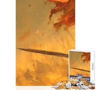 Jigsaw Puzzle for Adults 1000 Pieces Fighting for Glory - Third (Left) Part Educational Toy Secret Santa Gifts Fun Games Improving Love between Couples Size 50x75cm