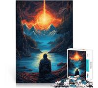 Jigsaw Puzzle for Adults 1000 Pieces Finding Your Zen Familienspiel für und Wanddekoration Einzigartige Geburtstags- und Weihnachtsgeschenke75x50cm