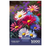 Jigsaw Puzzle for Adults 1000 Pieces Flowers Mom Mother Aster Puzzle for Adults Family Game Improve Memory Parent-child Interaction 52x38cm/1000pcs