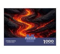 Jigsaw Puzzle for Adults 1000 Pieces Flowing Lava River Jigsaw Puzzle Brain Teaser Game Stress Reliever Birthday And Unique Gifts 70x50cm/1000pcs