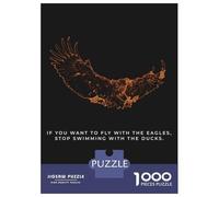 Jigsaw Puzzle for Adults 1000 Pieces Fly With The Eagles Jigsaw Puzzle Brain Teaser Game For Family Fun Parent-child Interaction 38x26cm/1000pcs