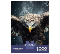Jigsaw Puzzle for Adults 1000 Pieces Flying Eagle in Wild Jigsaw Puzzle Brain Teaser Game For Family Fun Parent-child Interaction 38x26cm/1000pcs