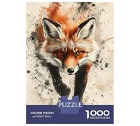 Jigsaw Puzzle for Adults 1000 Pieces Fox's Gaze Puzzles for Adults Relax Games Pattern Assembly for Is Ideal As A Gift 70x50cm/1000pcs
