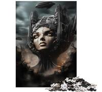 Jigsaw Puzzle for Adults 1000 Pieces Futuristic Goddess of The Universe Help The Brain Exercise A Work of Art Relax Games for Ages 14 And over (38x26cm)