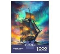 Jigsaw Puzzle for Adults 1000 Pieces Galactic Sail Voyage -2 Jigsaws for Adults Toy Wall Decor Improve Memory for Is Ideal As A Gift 38x26cm/1000pcs