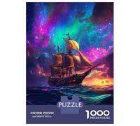 Jigsaw Puzzle for Adults 1000 Pieces Galactic Sail Voyage -9 Jigsaws for Adults Toy Wall Decor Improve Memory for Is Ideal As A Gift 52x38cm/1000pcs