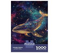 Jigsaw Puzzle for Adults 1000 Pieces Galactic Whale Voyage Jigsaws for Adults Toy Wall Decor Improve Memory for Is Ideal As A Gift 52x38cm/1000pcs