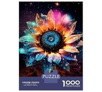 Jigsaw Puzzle for Adults 1000 Pieces Galaxy SunFlower Cosmic Jigsaw Puzzle Relax Games Precision Cutting Parent-child Interaction 70x50cm/1000pcs
