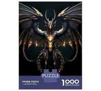 Jigsaw Puzzle for Adults 1000 Pieces God Dragon Wings Teenager Puzzles Fun Games Staycation Kill Time for Is Ideal As A Gift 70x50cm/1000pcs