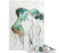 Jigsaw Puzzle for Adults 1000 Pieces Golden Embrace Help The Brain Exercise A Work of Art Relax Games for Ages 14 And over (38x52cm)