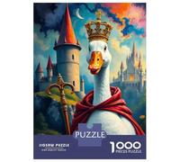Jigsaw Puzzle for Adults 1000 Pieces Goose King Puzzles for Adults Relax Games Pattern Assembly for Is Ideal As A Gift 70x50cm/1000pcs