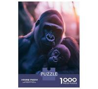 Jigsaw Puzzle for Adults 1000 Pieces Gorilla Mother And Baby Jigsaw Puzzle Relaxing Games Difficult Challenge Unique Gifts for Birthday And Christmas 70x50cm/1000pcs