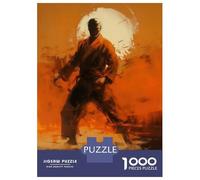 Jigsaw Puzzle for Adults 1000 Pieces Graceful Karate Art Jigsaws for Adults Toy Wall Decor Improve Memory for Is Ideal As A Gift 38x26cm/1000pcs