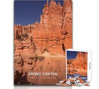 Jigsaw Puzzle for Adults 1000 Pieces Grand Canyon Beautiful Design Game Perfect Decoration Gift Birthday Size 50x75cm