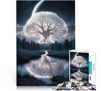 Jigsaw Puzzle for Adults 1000 Pieces Great magic tree Herausfordernd Schwierig Geschenke für Freunde und Familie75x50cm