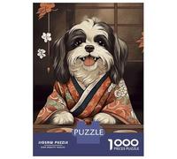 Jigsaw Puzzle for Adults 1000 Pieces Havanese Japanese Food Jigsaw Puzzle Relax Games Precision Cutting Parent-child Interaction 38x26cm/1000pcs