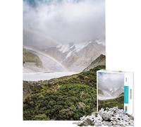 Jigsaw Puzzle for Adults 1000 Pieces Hooker Valley Track Jigsaw for Adults Hands-on Game Precision Cutting Birthday And Unique Gifts (Size 38x52cm)