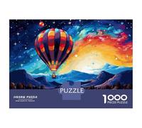 Jigsaw Puzzle for Adults 1000 Pieces Hot Air Balloon Painting Jigsaw Puzzle Relaxing Games Wall Decoration Difficult And Challenge 70x50cm/1000pcs