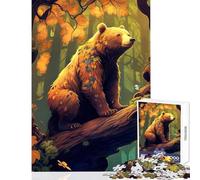 Jigsaw Puzzle for Adults 1000 Pieces Into The Wild BearKing Toy Wall Decor Birthday Gifts Impossible Game Difficult And Challenge size 38x26cm